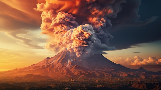 las erupciones volcánicas