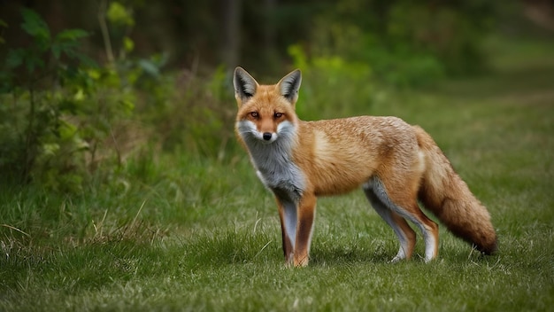 Erwachsener Fuchs in der Wildnis