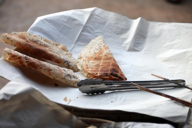 Esta es la comida como un bocadillo.