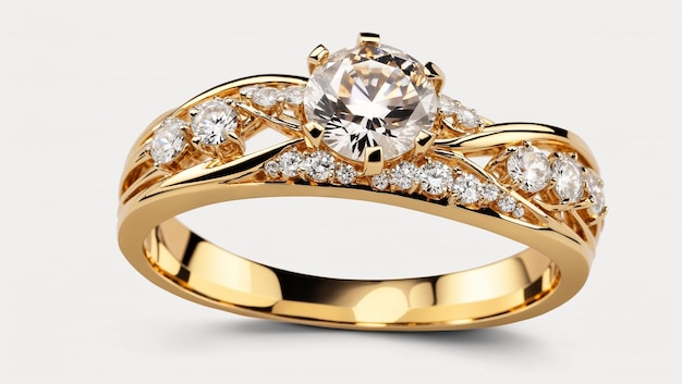 Es gibt zwei goldene Ringe.