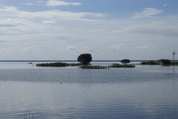 Este es el hermoso río de la India.