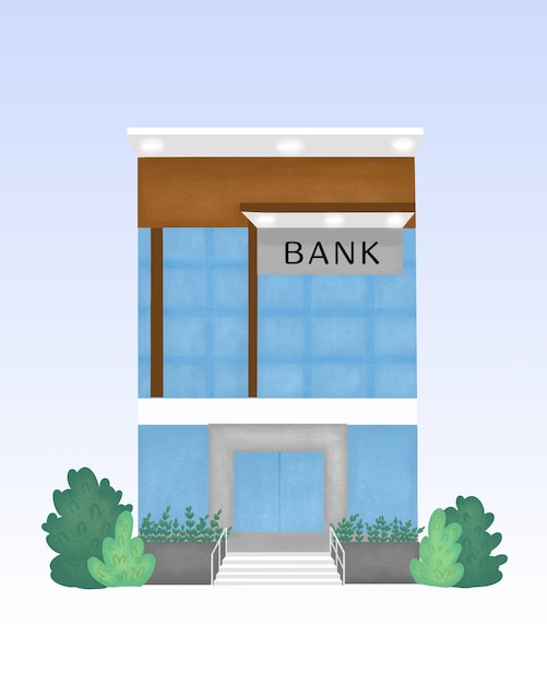 Esta es una ilustración de un banco