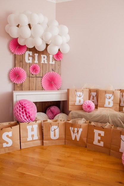 Es una niña Baby shower Decoración para fiesta