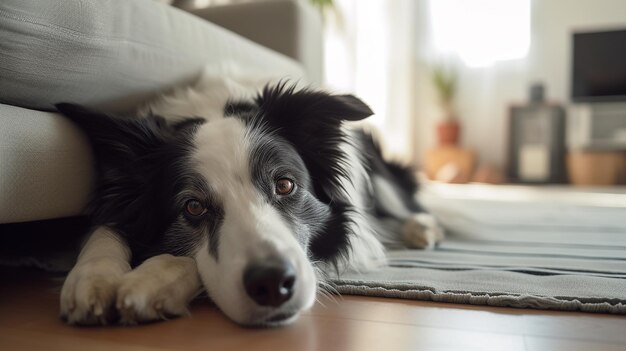 Es un perro lindo.