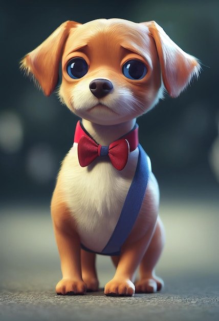 Es un perro lindo.