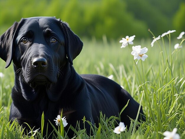 Es un perro lindo.