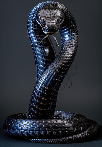 Foto es una serpiente fresca.