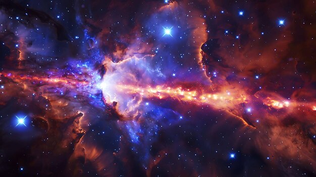 Esta es una vista hipnotizante de una nebulosa una vasta nube interestelar de polvo hidrógeno helio y otros gases ionizados