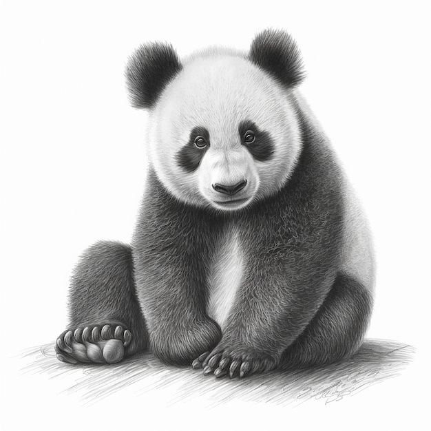 Imagens de pandas para desenho - cem desenhos para esboços