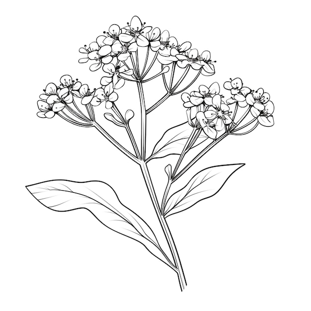 Esboço de valeriana