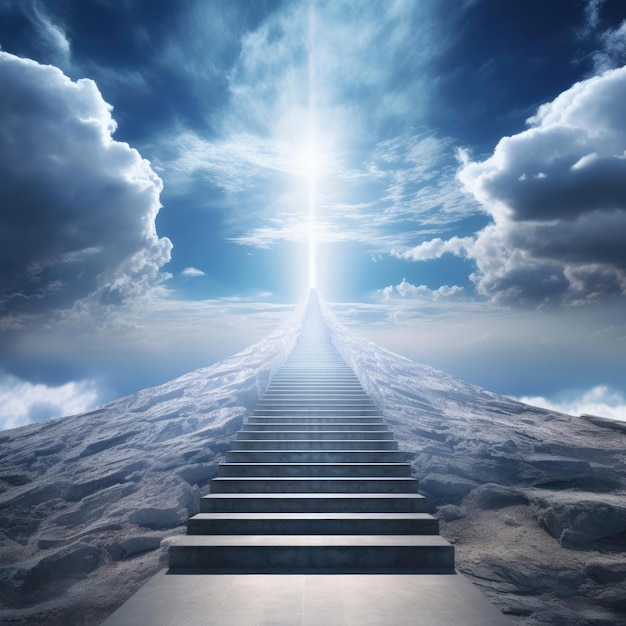 Escada que leva ao céu
