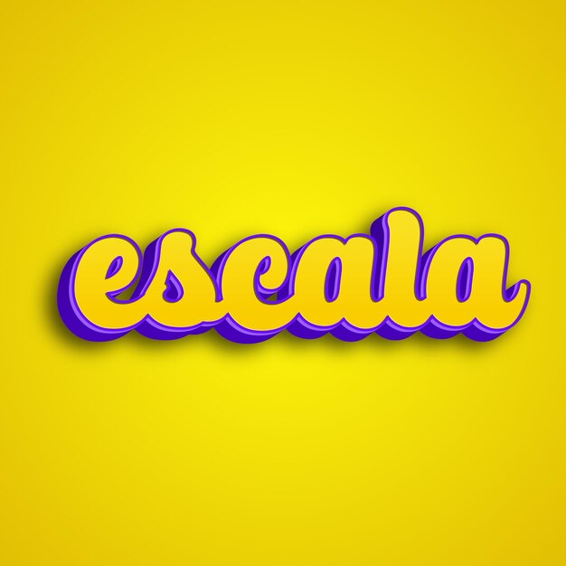 Foto escala tipografia design 3d amarelo rosa branco fundo foto jpg