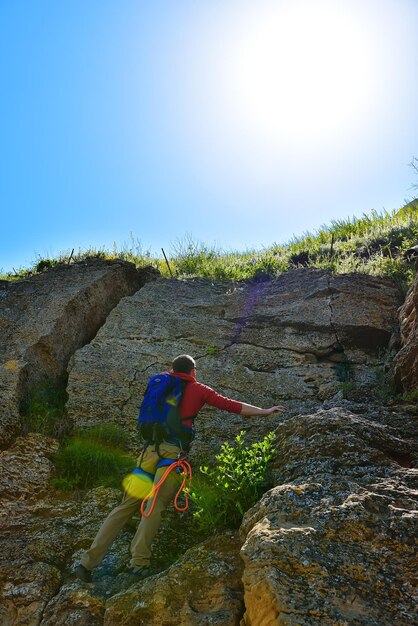 Escalador de rocas