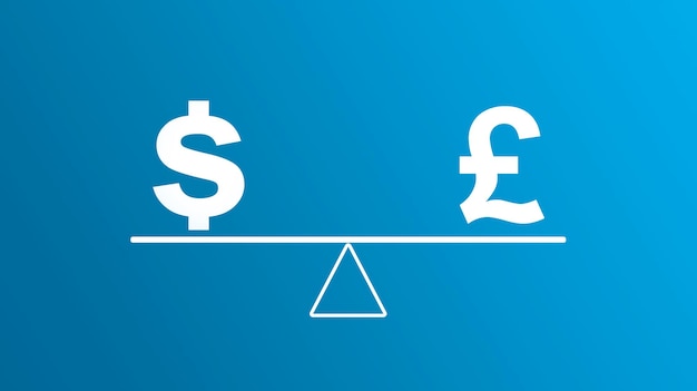 En las escalas dólar y libra