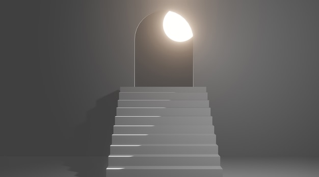 Escalera a la luna.