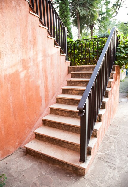 Escaleras en la casa