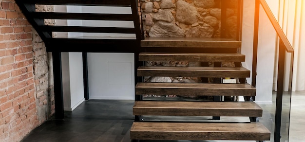 escaleras de madera modernas