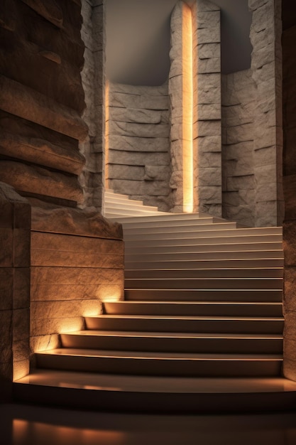 Escaleras que conducen a la entrada al templo de luxor