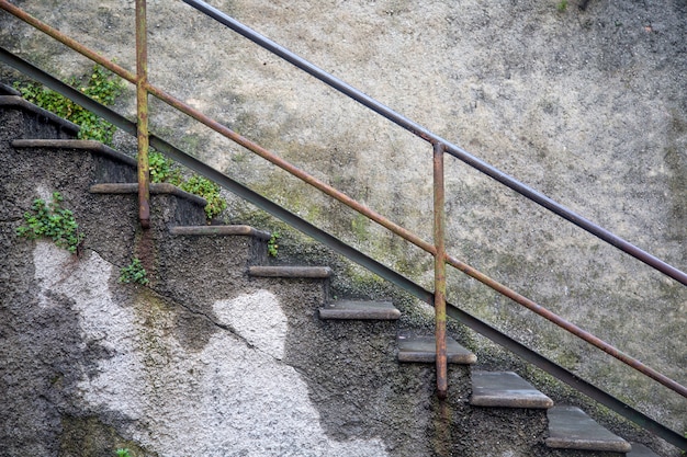 Escaleras viejas