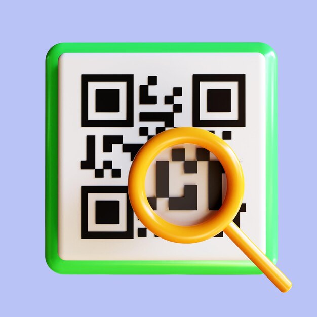 Foto escaneo de código qr página de descarga de verificación de código qr de las aplicaciones móviles