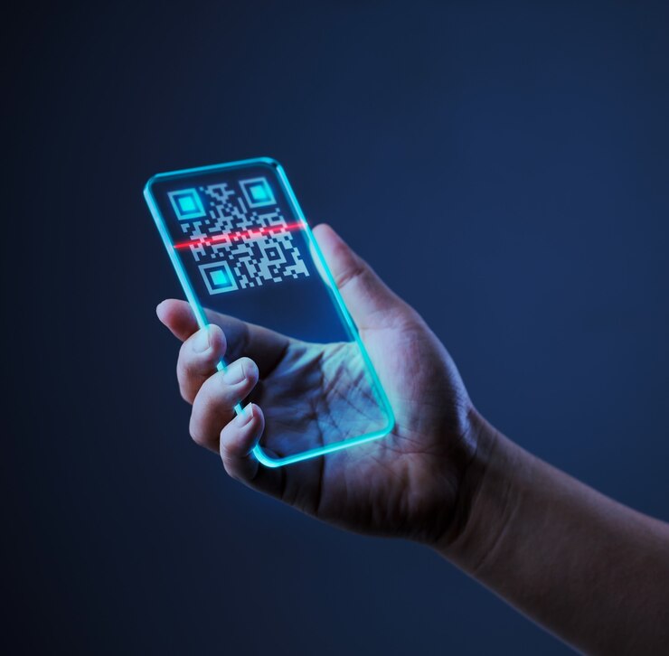 Foto escaneo de código qr.