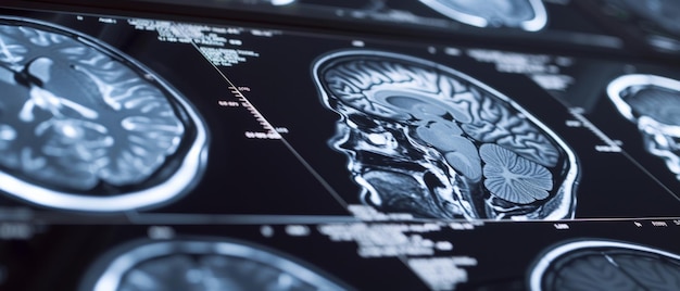 Escáneres de resonancia magnética del cerebro que muestran la complejidad de la neurociencia humana