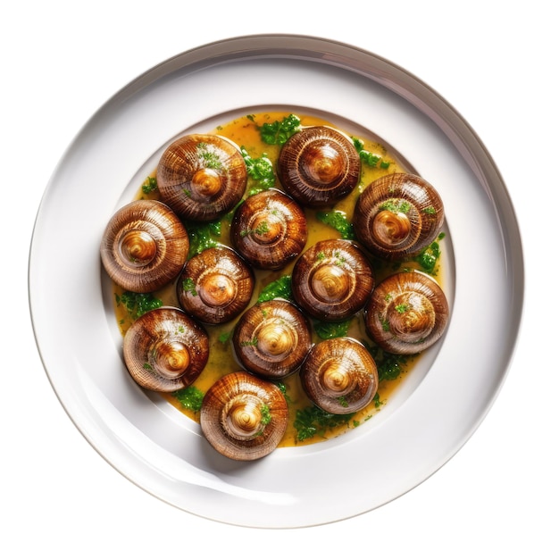 Escargots De Bourgogne Francia Cocina Europea