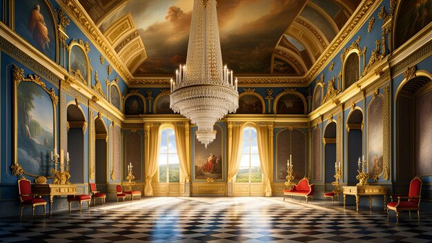 Foto escena interior del palacio de versalles
