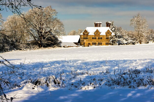 Escena de invierno en East Grinstead