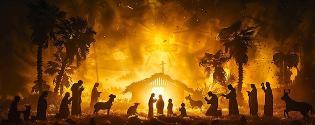 una escena de la película llamada la Natividad