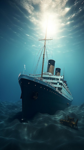 Escena de la película titanic detallada en calidad uhd 4k