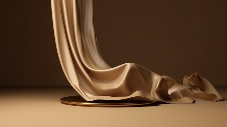 Escena con podios mínimos 3d Generative ai