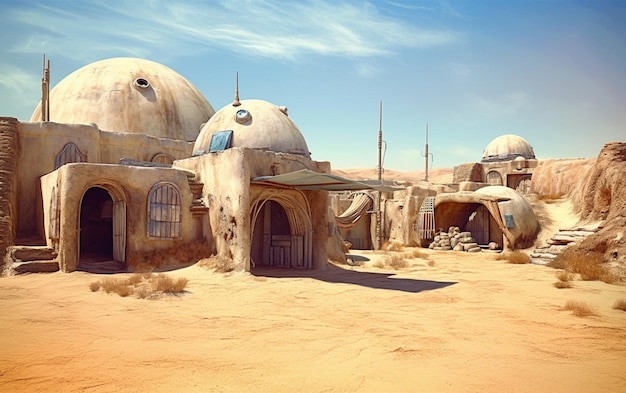 Una escena de Star Wars Star Wars muestra una escena de Star Wars.