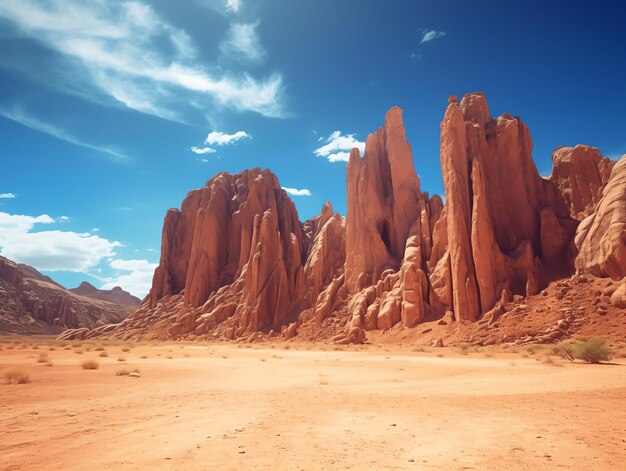 Escena del valle del desierto de Red Rock