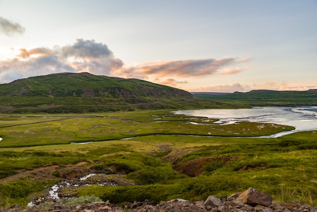 Escena del viaje a Islandia, fiordos del oeste