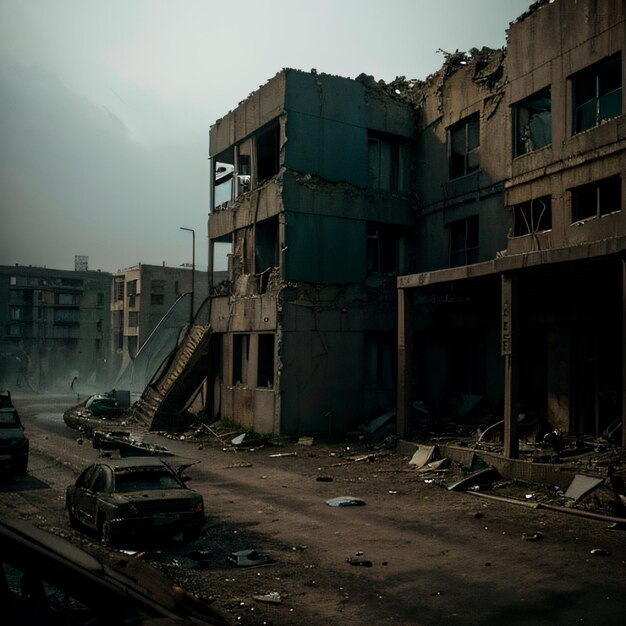 Foto escenario de guerra navegando por los desafíos del conflicto global