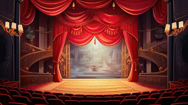 El escenario de la ópera