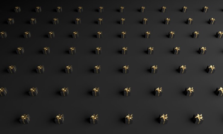 Escenario de producto de tema verde navideño con árbol y estrellas para promoción o banner ilustración 3d Foto Premium