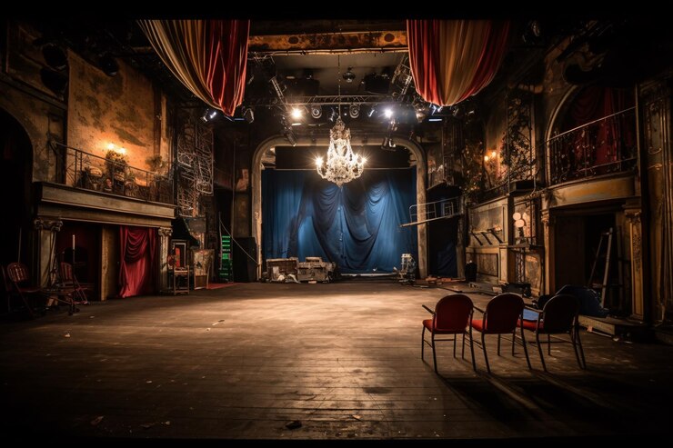 El escenario del teatro del casco antiguo