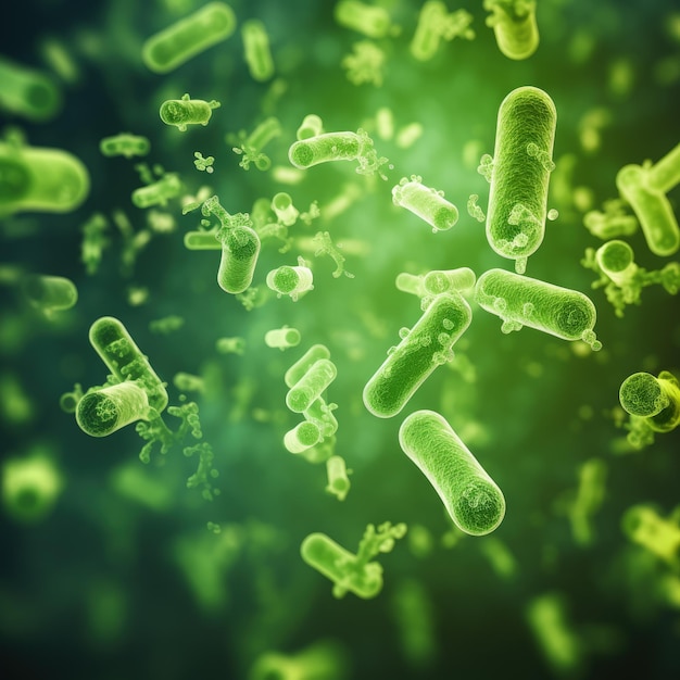 Foto escherichia coli e coli cepas bacterianas saúde e segurança alimentar microcosmo biologia humana e biológica ciência e pesquisa