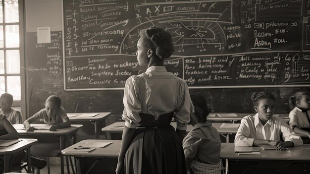 Escola de mulheres estudantes