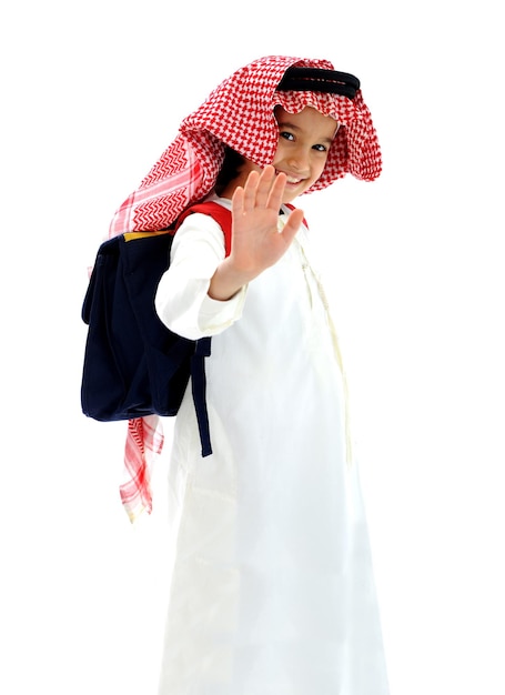 Escolar árabe del Medio Oriente