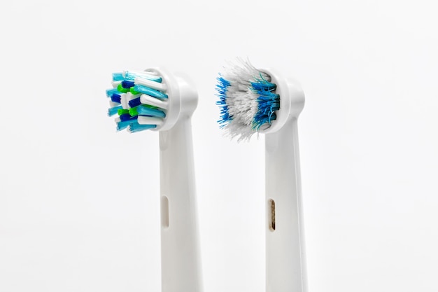 Foto escova de dente elétrica nova e velha
