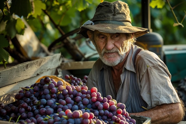 Escreva sobre os movimentos rítmicos dos agricultores à medida que eles geram ai