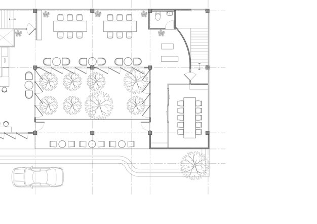 Foto escreva um projeto de arquitetura para a construção