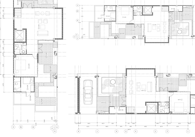 Foto escreva um projeto de arquitetura para a construção