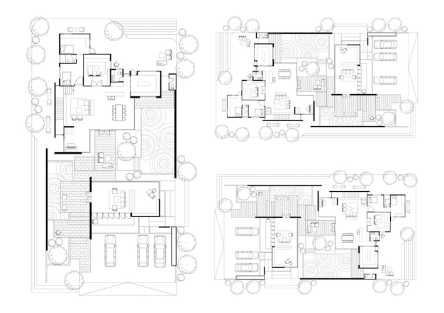 Foto escreva uma arquitetura blueprint para a construção