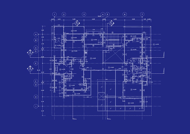 Escreva uma arquitetura blueprint para a construção