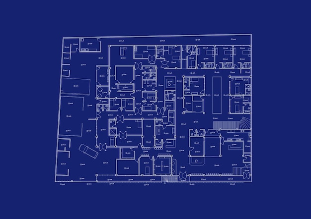 Escreva uma arquitetura blueprint para a construção