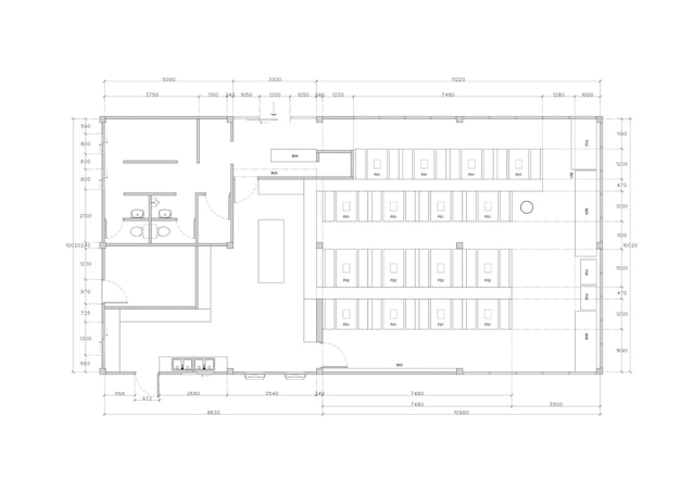 Escreva uma arquitetura de projeto para construção